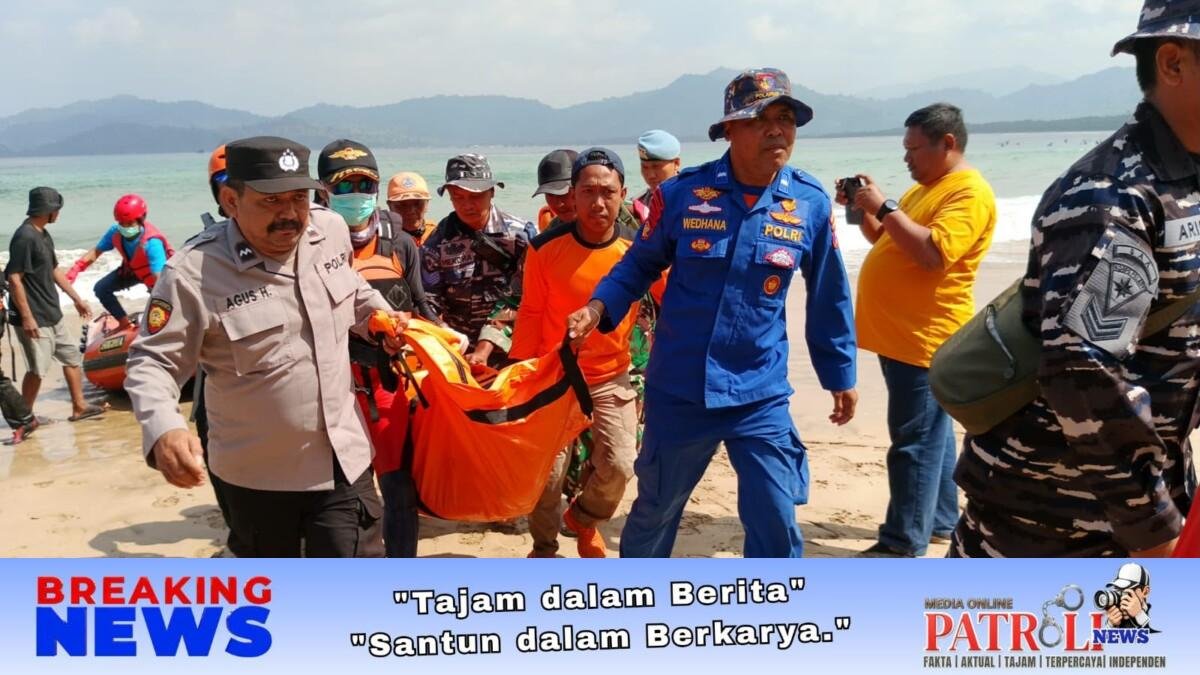 Polresta Banyuwangi Bersama Tim Gabungan Evakuasi Korban Terseret Ombak di Perairan Pulau Merah